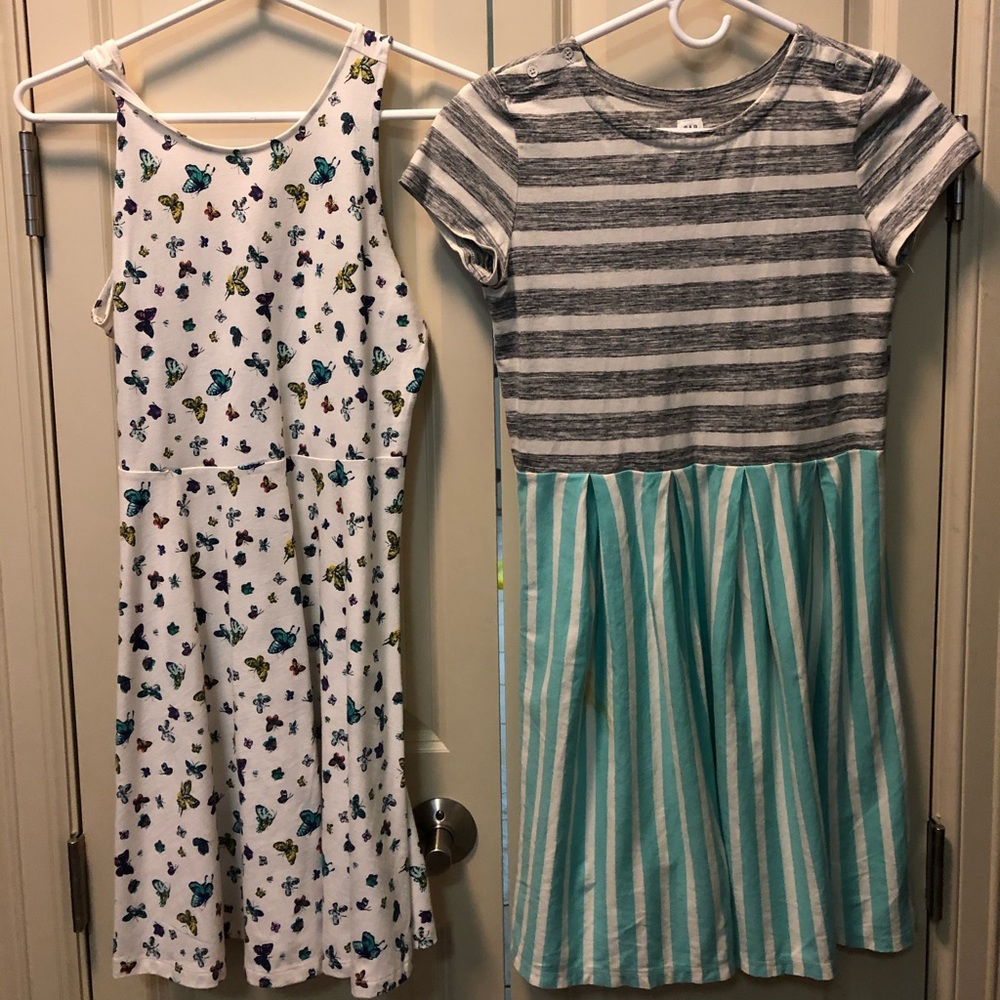One old navy dress, one gap dress